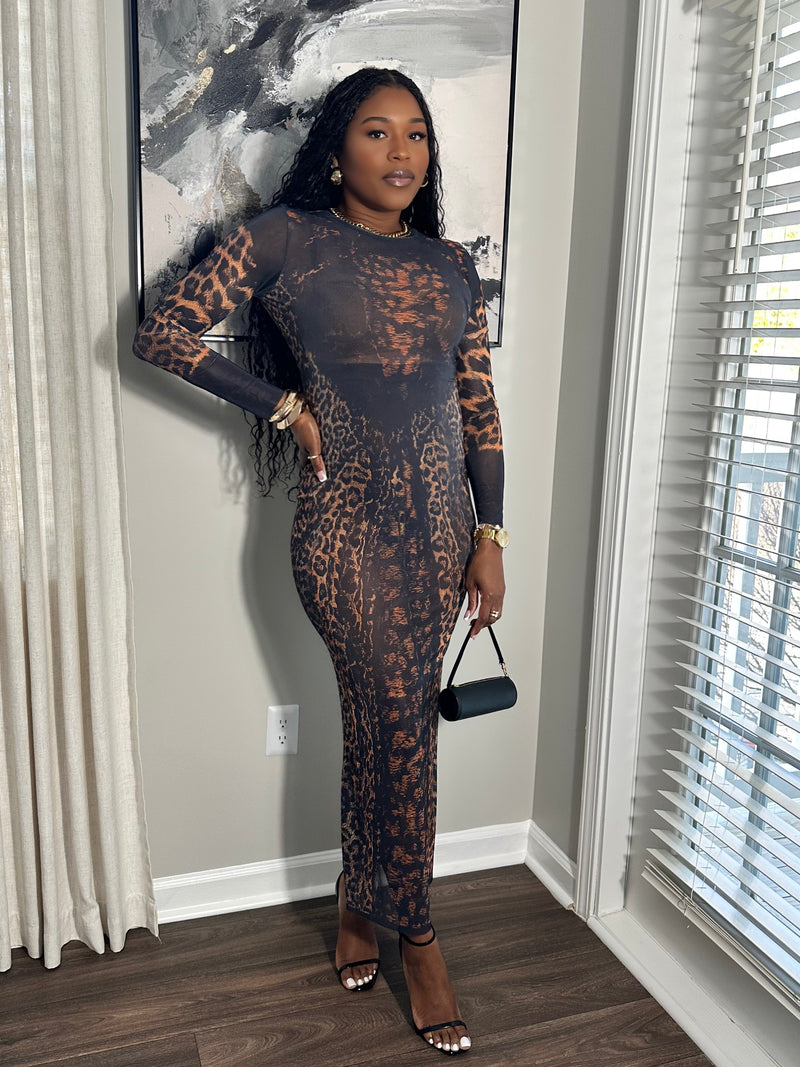 Seeing Leopard Dress